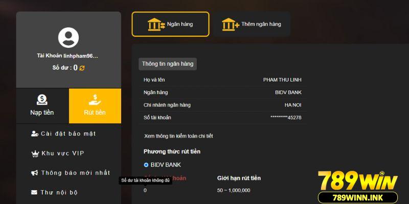 Rút tiền 789win 3 Tổng hợp các cách giúp quá trình rút tiền được thực hiện nhanh nhất